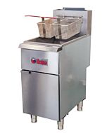 Ikon IGF-75/80 Fryer Floor Model 75-80 lb. Capacity Natural Gas or Liquid Propane - 150,000 BTU