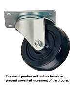 Omcan Swivel Plate Caster 5 Inch With Brake For Proofer 16000-999