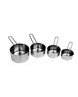 Omcan Stainless Steel Measuring Cup Set