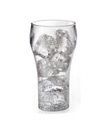 GET 7720-1-CL 20 oz. (23.7 oz. Rim-Full), 3.5" Bell Tumbler, 6.5" Tall - 72/case
