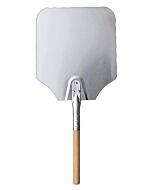 Omcan 12″ x 14″ Aluminum Pizza Peel with 12″ Wood Handle