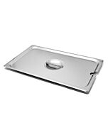 Omcan Full Size Slotted Stainless Steel Steam Table Pan Cover