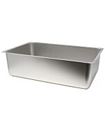 Omcan Full-Size Stainless Steel Anti Spillage Water Pan - 6" Deep