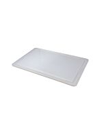 Omcan 23.6” x 15.7” Polypropylene Lid for Pasta Tray #81141 and #81142 - White