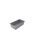 Omcan 8.5" x 4.5" x 2-3/4" Glazed Aluminized Steel Bread Loaf Pan