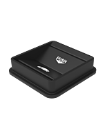 Omcan Black Swing Lid for Square Trash Can, 72000-170