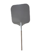 Omcan 16" x 18" Aluminum Pizza Peel with 22" Wood Handle