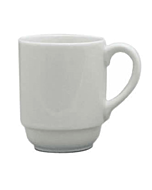 Tableware Solutions Stacking Mug, Continental, Plain White, 10 oz, 24 / case  50CCPWD 043