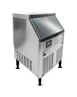 Omcan Ice Machine with 80 lb Storage Bin - 210 lb/day Cube Ice Production Capacity