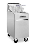 American Range AF-35-50 Floor Model Gas Fryer with Full Pot