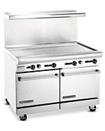 American Range AR-48G 48" Heavy Duty Gas Range with 48" Griddle -134,000 BTU