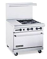 American Range ARW36-12G-4B 36" Heavy Duty Gas Range 32" Oven with 12" Griddle & 4 Burners