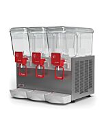 Ugolini Arctic Deluxe Impeller Mix Triple Bowl Juice Dispenser with 3 x 20L Capacity - 115V