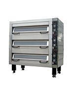 Bakemax BMSD003 Artisan Stone Electric Deck Oven - 3 Deck