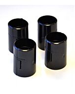 Zanduco Black ABS Sleeve For Chrome and Epoxy Shelf - 4/pack, NSF