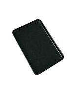 Cambro 17 3/4" x 12 5/8" x 11/16" Black Fiberglass Market Tray 1318MT110