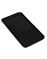 Cambro 12 3/4" x 8 7/8" x 1" Black Fiberglass Market Tray 913MT110