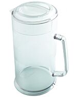 Cambro 64 oz Water Pitcher with Lip Camwear Clear PC64CW135
