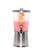 Service Ideas CBDRT3SS 3 gal Stainless Steel Round Beverage Dispenser BPA Free