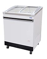 Celcold - CATF31 - 31.1" Angle Top Ice Cream Display Freezer With Glass Lids - 6.5 Cu.Ft. 