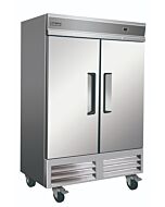 Celcold CF54SD 53.9" Solid Double Door Reach-In Freezer -49 Cu.Ft