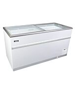 Celcold CF61ESG - 61" Commercial Ice Cream Display Freezer Cabinet - 13.2 Cu. Ft.
