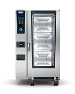 Rational CG1GRRA.0000245 iCombi Pro 20-Full Size Combi Oven Natural Gas with 2.5" Mobile Rack - 208/240V, 1 Phase