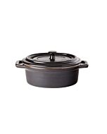 Tableware Solutions Midnight Oval Casserole 5" 13cm 12.5oz 35cl 6 / case pack  CI M14022-06