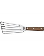 Victorinox 7.6259.10 Chef's Slotted Fish Turner 3" x 6", Walnut handle
