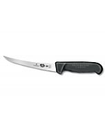 Victorinox 5.6603.15-X3 6" Curved Blade Boning Knife with Black Fibrox Handle