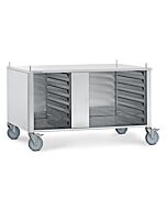 Convotherm Oven stand Closed on three sides, 14 pairs of shelf rails SS construction, on casters for C4 6.20 & 10.20 (P/N 3251551)