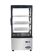 Atosa DSRC-28 17" Countertop 4-Sided Glass Single-Door Refrigerated Display Case with 2.8 Cu.Ft. Capacity - 115V