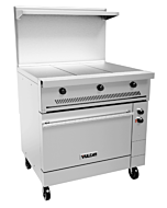 Vulcan EV36S-3HT Endurance Series 36" Electric Range with 3 Hot Tops and Standard Oven - 208/240/480V