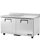 True TWT-60-HC 60" 2 Solid Doors Worktop Refrigerator -115V - CA