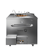Morni T02 Commercial Clay Tandoori Oven 32" x 32" x 37, Natural Gas / Liquid Propane- 100,000 BTU