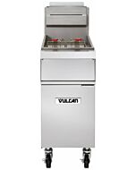 Vulcan 1GR45M Freestanding Floor Fryer 45-50 lb. Capacity Natural Gas or Liquid Propane - 120,000 BTU