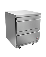 Fagor FUR-27-D2-N 27" Undercounter Refrigerator with Two Drawers, 9.5 Cu. Ft - 115/60/1