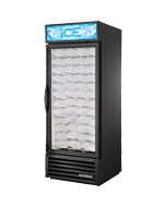 True GDIM-26NT-HC~TSL01 No Tank Freezer Glass Door Ice Merchandiser