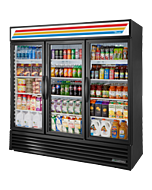 True GDM-72-HC~TSL01 Glass Swing Door Refrigeration Merchandiser
