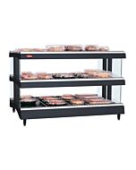 Hatco GR3SDH-39D Glo-Ray 39" Self Service Glass Merchandising Display Warmer- 3 Shelves