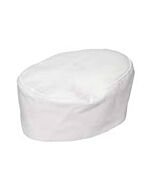 Chef Revival Pill Box Hat , PC Blend , White  H002-R
