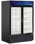 HABCO ESM49HCTD 54" Double Swing Glass Door Cold Space Merchandiser 49 Cu.Ft. - 115V, 0.25HP