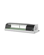 Hoshizaki HNC-120BA-R-SLH Curved Glass Refrigerated Sushi Display Case 47.2" - Right Side Compressor