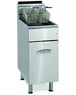 Imperial IFS-40 Tube Fired Floor Fryer 40 lb. Capacity Natural Gas or Liquid Propane - 105,000 BTU