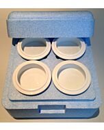 Pacojet Beaker Insulating Box for 4 Pacotizing Chrome Steel Beakers