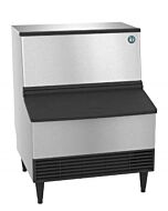 Hoshizaki KM-300BAJ 30" Air Cooled Modular Crescent Cube Ice Machine with Bin - 295 lb.