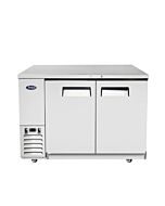 Atosa MBB48GR 48" Solid 2 Door Back Bar Refrigerator
