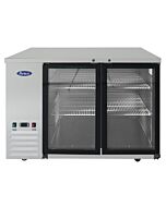 Atosa MBB48GGR 48" Glass Two Door Back Bar Refrigerator