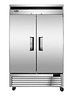 Atosa MBF8507 Bottom Mount Solid Two Door Reach-In Refrigerator - CA