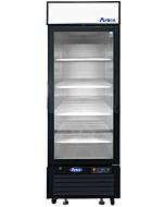 Atosa MCF8722GR 27" Bottom Mount Single Glass Door Reach In Merchandiser Refrigerator